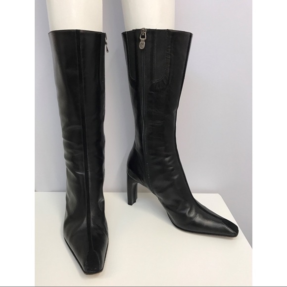 ❤️SOLD❤️ Donald Pliner Lucano Leather Boots 8 1/2 - Picture 2 of 8